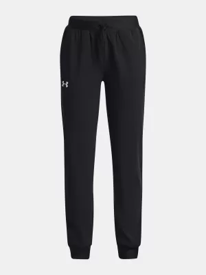 Hlače za djevojčice UNDER ARMOUR ARMOUR SPORT WOVEN STORM PANT 1373004-001 CRNA