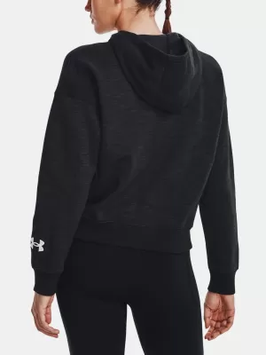 Ženski sweatshirt UNDER ARMOUR ESSENTIAL SCRIPT HOODIE 1374107-001 CRNA