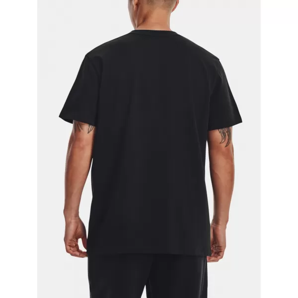  Muška majica kratkih rukava UNDER ARMOUR UA LOGO EMB HEAVYWEIGHT SS 1373997-001 CRNA 