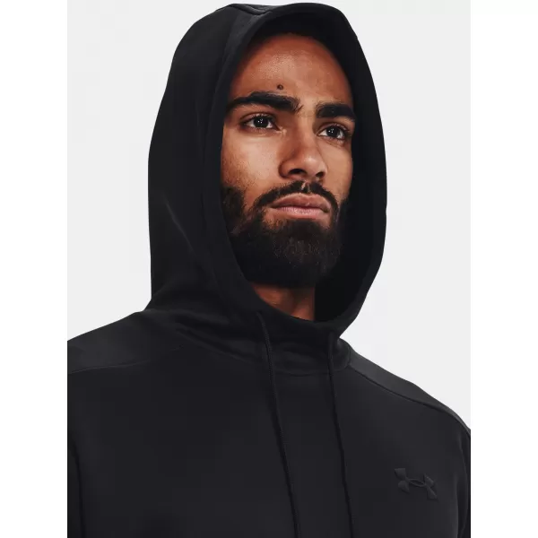  Muški sweatshirt UNDER ARMOUR UA ARMOUR FLEECE HOODIE 1373353-001 CRNA 