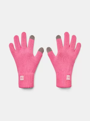 Ženske rukavice UNDER ARMOUR UA HALFTIME GLOVES 1373158-640 RUŽIČASTA