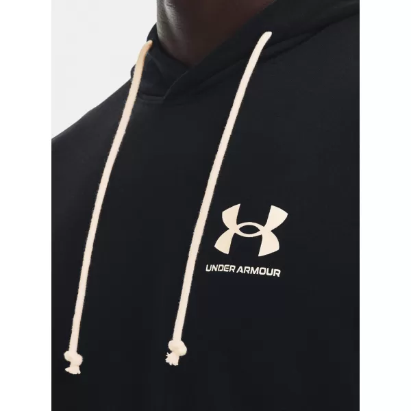  Muški sweatshirt UNDER ARMOUR UA RIVAL TERRY LC HD 1370401-001 CRNA 