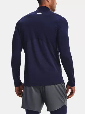 Muška majica kratkih rukava UNDER ARMOUR UA CG ARMOUR FITTED MOCK 1366066-410 PLAVA