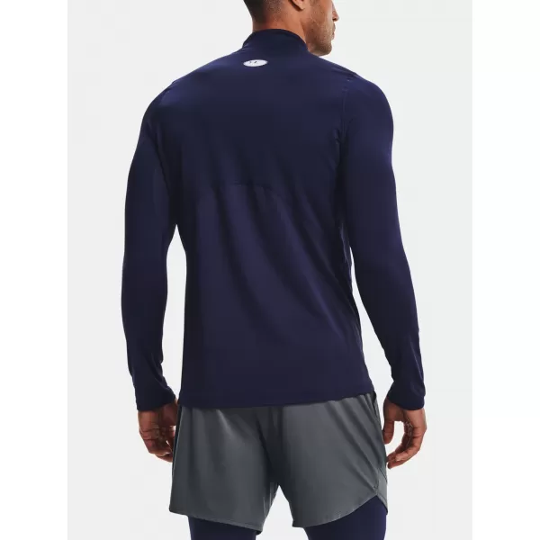  Muška majica kratkih rukava UNDER ARMOUR UA CG ARMOUR FITTED MOCK 1366066-410 PLAVA 