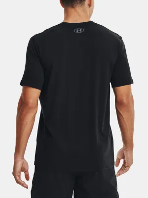 Muška majica kratkih rukava UNDER ARMOUR UA BBALL BRANDED WRDMRK SS 1370233-001 CRNA