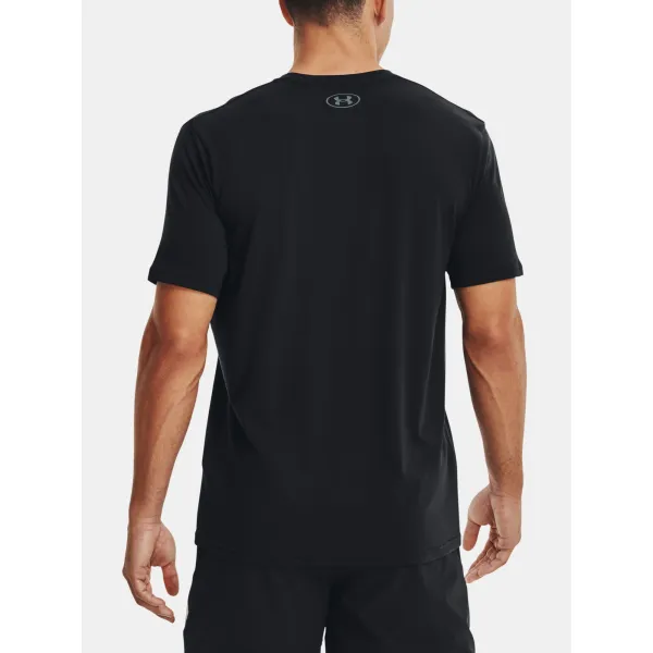  Muška majica kratkih rukava UNDER ARMOUR UA BBALL BRANDED WRDMRK SS 1370233-001 CRNA 