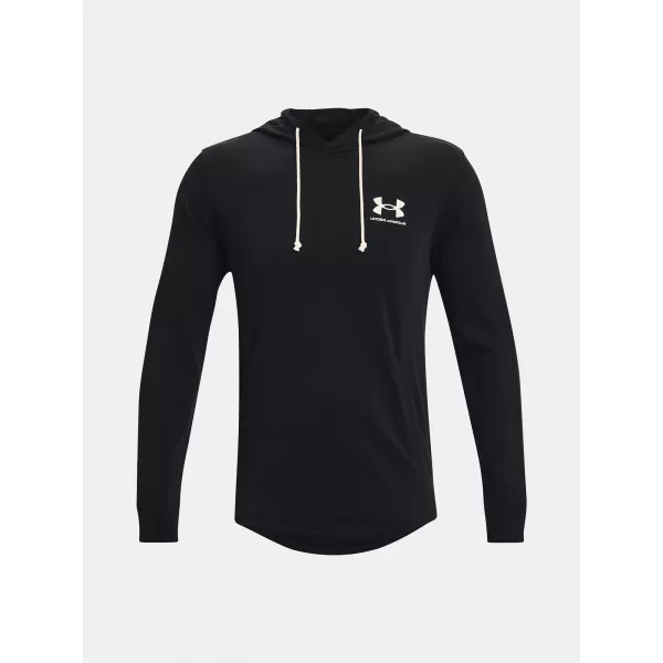  Muški sweatshirt UNDER ARMOUR UA RIVAL TERRY LC HD 1370401-001 CRNA 