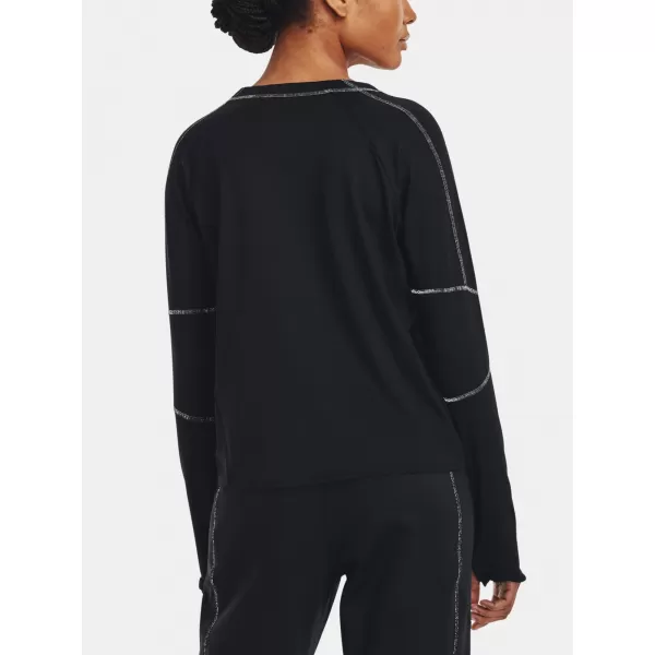  Ženska majica UNDER ARMOUR UA TRAIN CW CREW 1373970-001 CRNA 