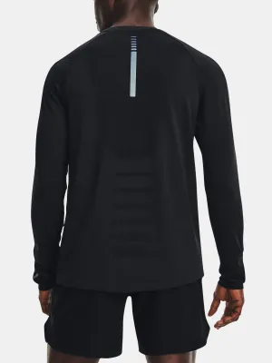 Muška majica kratkih rukava UNDER ARMOUR UA SEAMLESS RUN LS 1366500-001 CRNA