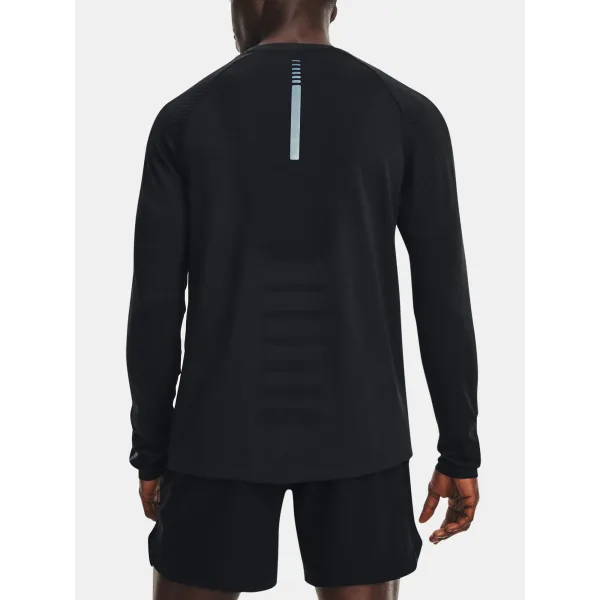  Muška majica kratkih rukava UNDER ARMOUR UA SEAMLESS RUN LS 1366500-001 CRNA 