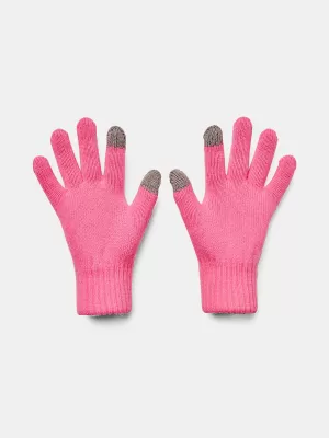 Ženske rukavice UNDER ARMOUR UA HALFTIME GLOVES 1373158-640 RUŽIČASTA
