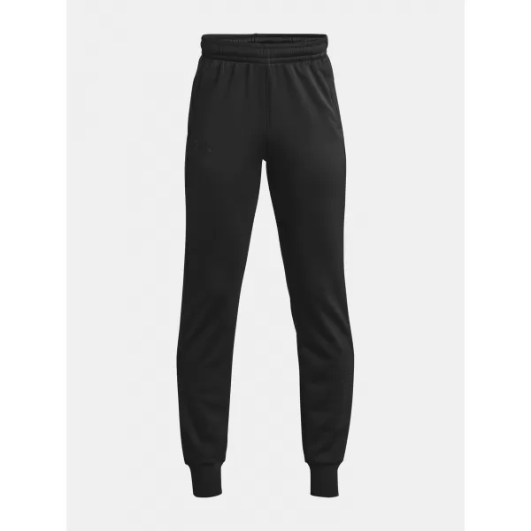  Trenirke za dječake UNDER ARMOUR UA ARMOUR FLEECE JOGGERS 1373543-001 CRNA 