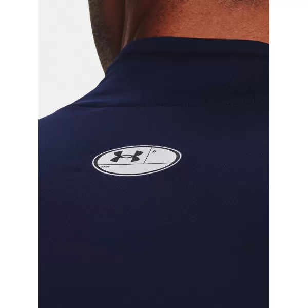  Muška majica kratkih rukava UNDER ARMOUR UA CG ARMOUR FITTED MOCK 1366066-410 PLAVA 
