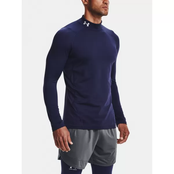  Muška majica kratkih rukava UNDER ARMOUR UA CG ARMOUR FITTED MOCK 1366066-410 PLAVA 