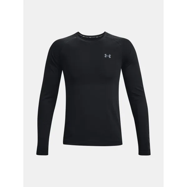  Muška majica kratkih rukava UNDER ARMOUR UA SEAMLESS RUN LS 1366500-001 CRNA 