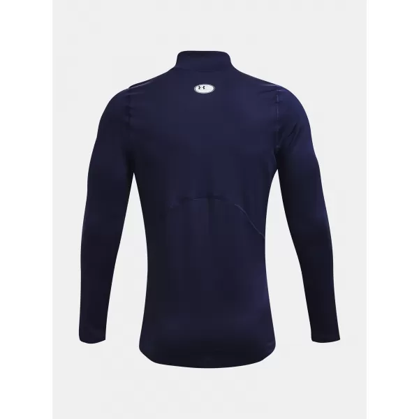 Muška majica kratkih rukava UNDER ARMOUR UA CG ARMOUR FITTED MOCK 1366066-410 PLAVA 