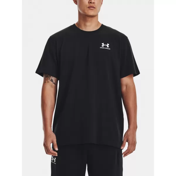  Muška majica kratkih rukava UNDER ARMOUR UA LOGO EMB HEAVYWEIGHT SS 1373997-001 CRNA 