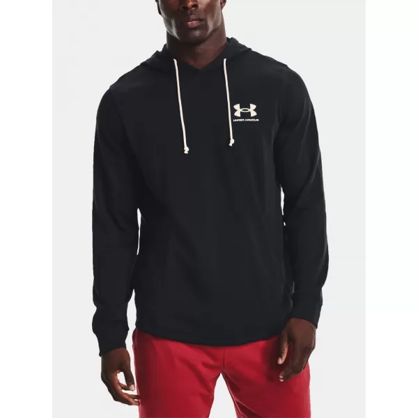  Muški sweatshirt UNDER ARMOUR UA RIVAL TERRY LC HD 1370401-001 CRNA 