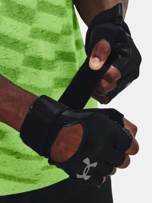 Muške rukavice UNDER ARMOUR M'S WEIGHTLIFTING GLOVES 1369830-001 CRNA