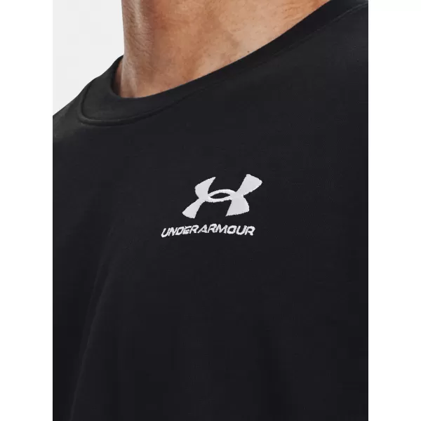  Muška majica kratkih rukava UNDER ARMOUR UA LOGO EMB HEAVYWEIGHT SS 1373997-001 CRNA 