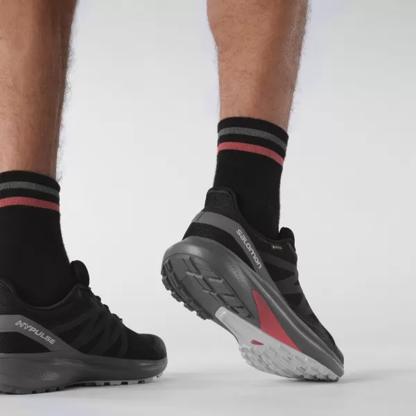  Muške cipele SALOMON HYPULSE GORE-TEX L41595900 CRNO/TIHA SJENA/MJESEČEVA STIJENA 