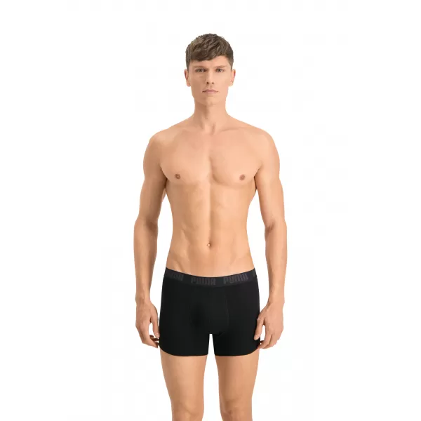  Muške bokserice PUMA BASIC BOXER 2P 88886958 CRNO/CRNO 