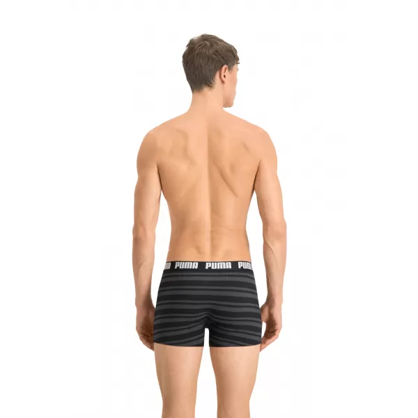  Muške bokserice PUMA HERITAGE STRIPE BOXER 2P 90783805 CRNA 