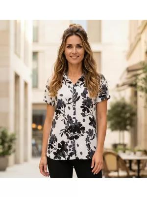 Ženska bluza KIXMI PANTHEA BIJELA