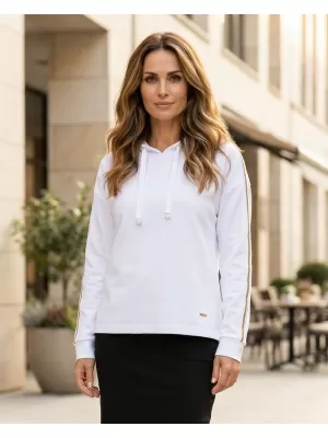 Ženski sweatshirt KIXMI PATRICIA BIJELA