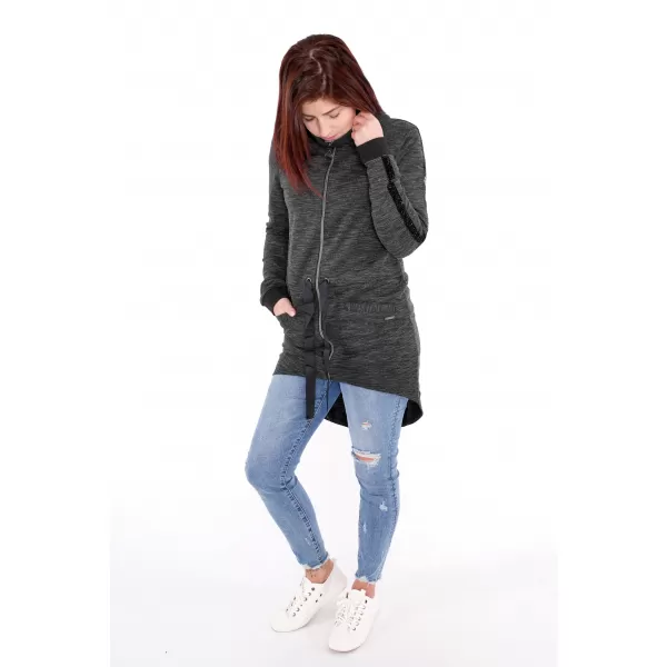  Ženski sweatshirt ALTISPORT AGNES CRNO 