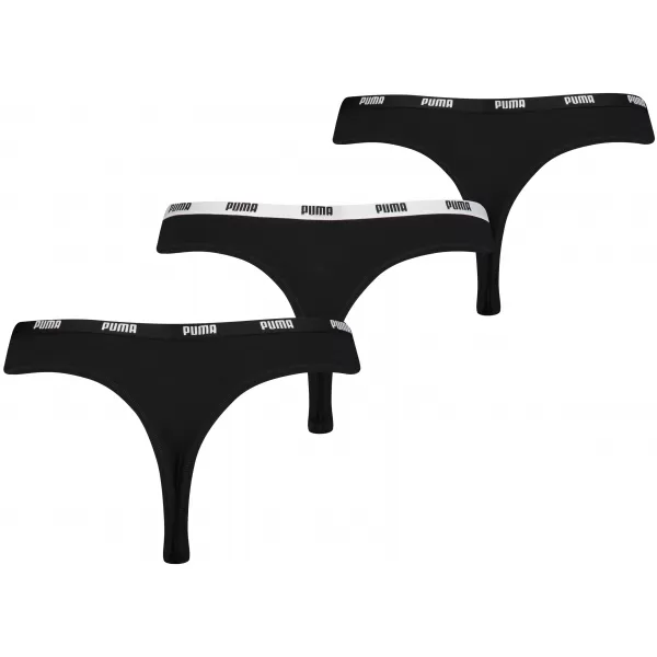  Ženske gaćice PUMA STRING 3P PACK 90759002 CRNA 