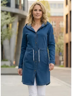 Ženski sweatshirt KIXMI PENINI TAMNO PLAVA