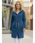 Ženski sweatshirt KIXMI PENINI TAMNO PLAVA
