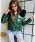 Proljetna jakna DSTREET TY1450 ZELENA