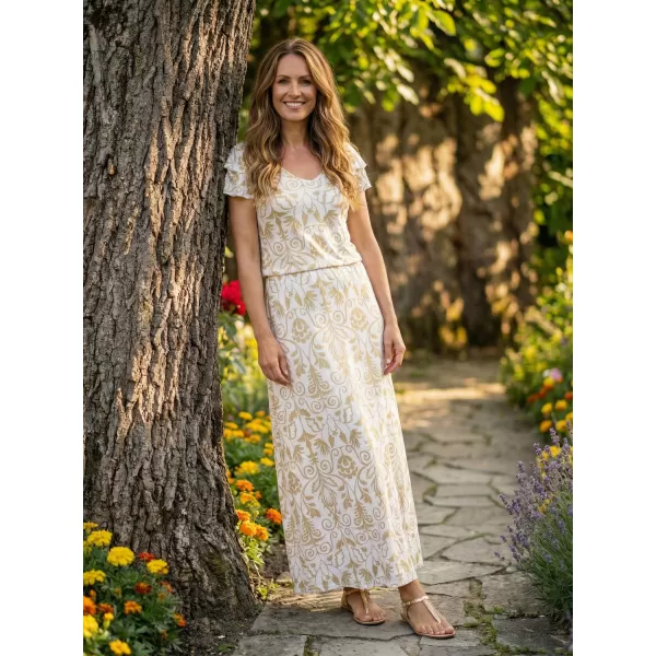  Haljina KIXMI PRIMAVERA KREMASTI 