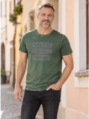 Muška majica kratkih rukava KIXMI PAUL ZELENA