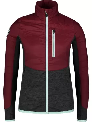 Ženska jakna NORDBLANC EUPHORIA NBWJL7761 TAMNOCRVENA