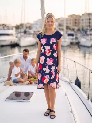Haljina KIXMI PENIE TAMNO PLAVA