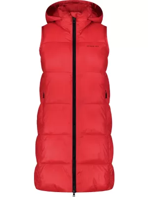 Ženski zimski prsluk NORDBLANC ORGANISM NBWJL7721 CRVENA