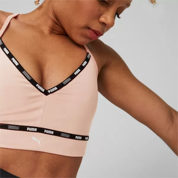 Ženski grudnjak PUMA LOW IMPACT STRONG STRAPPY BRA 522225-66 RUŽIČASTA 