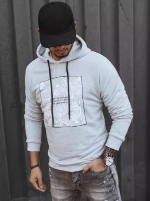 Muška dukserica DSTREET BX5468 SIVA