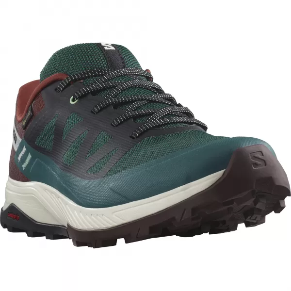  Muške cipele SALOMON OUTRISE GORE-TEX L47142100 PONDEROSA BOR/GORKA ČOKOLADA/LED OD VANILIJE 