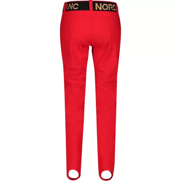  Ženske softshell skijaške hlače NORDBLANC FULLCOVER NBWPL7729 CRVENA 
