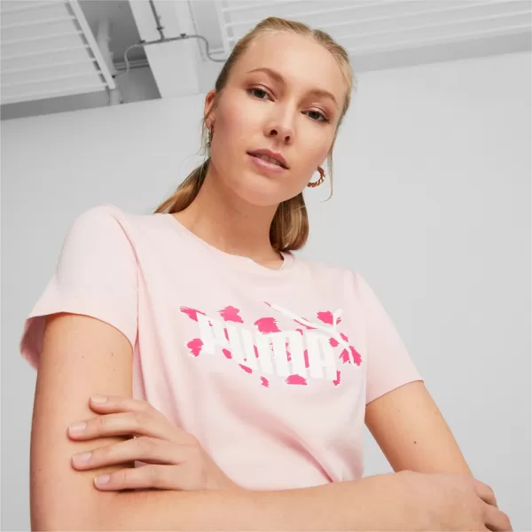  Ženska majica kratkih rukava PUMA ESS+ ANIMAL TEE 673687-66 RUŽIČASTA 