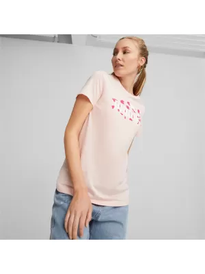 Ženska majica kratkih rukava PUMA ESS+ ANIMAL TEE 673687-66 RUŽIČASTA