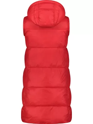 Ženski zimski prsluk NORDBLANC ORGANISM NBWJL7721 CRVENA