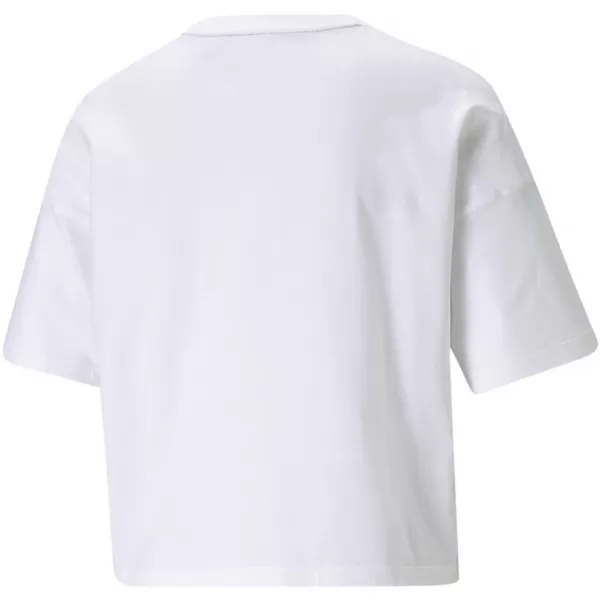  Ženski skraćeni top PUMA ESS CROPPED LOGO TEE 586866-02 BIJELA 