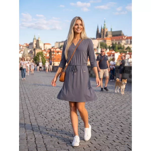  Haljina ALTISPORT ANIKA TAMNO SIVA 
