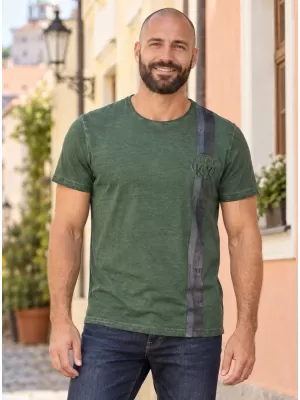Muška majica kratkih rukava KIXMI PABLO ZELENA