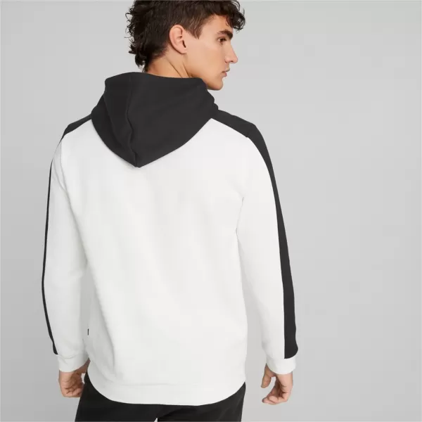  Muški sweatshirt PUMA ESS BLOCK X TAPE HOODIE FL 673342-01 CRNO/BIJELO 